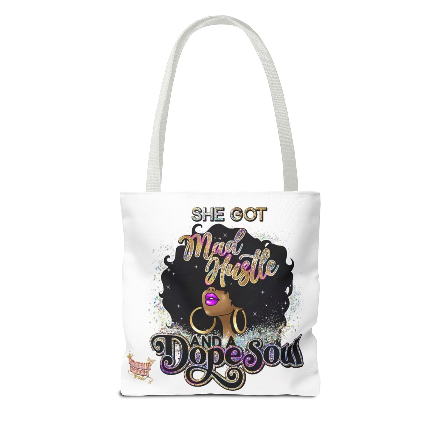 She has mad hustle   Tote Bag - Stylish Reusable Bag for Strong Women