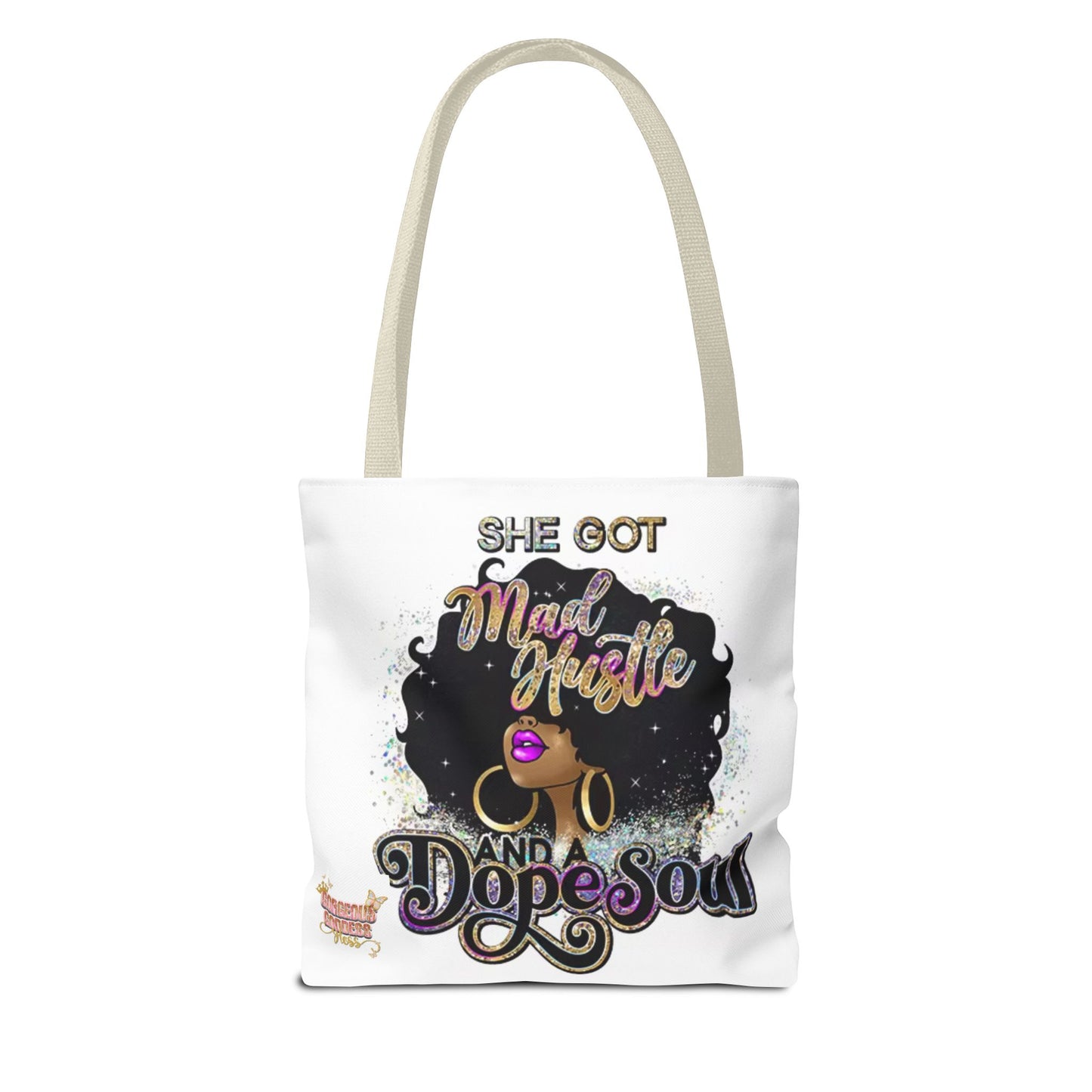 She has mad hustle   Tote Bag - Stylish Reusable Bag for Strong Women