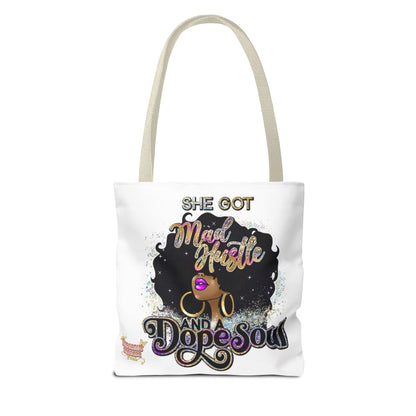 She has mad hustle   Tote Bag - Stylish Reusable Bag for Strong Women