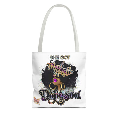 She has mad hustle   Tote Bag - Stylish Reusable Bag for Strong Women