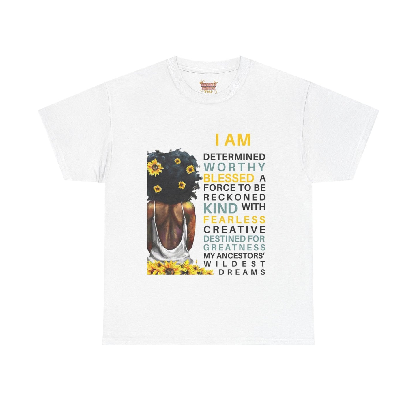 I am determined    Unisex Heavy Cotton Tee - Stylish & Empowering
