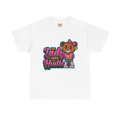 This lady know how to hustle Heavy Cotton Tee - Stylish & Empowering T-Shirt