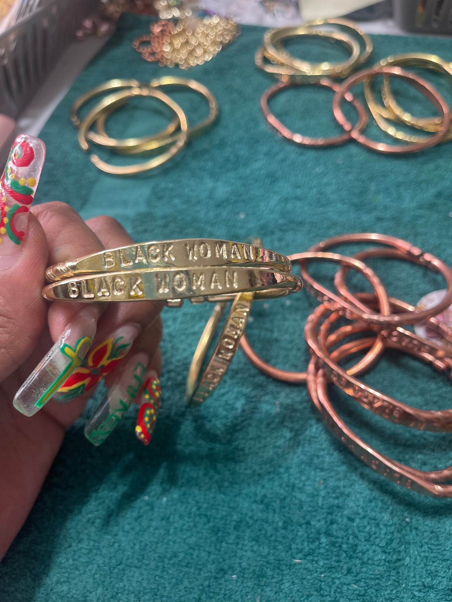 Black Woman  Pure Copper  Bangle 1pc