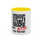 Funny Straight Outta Shape Coffee Mug - 11 & 15oz Accent Mug for Fitness Enthusiasts