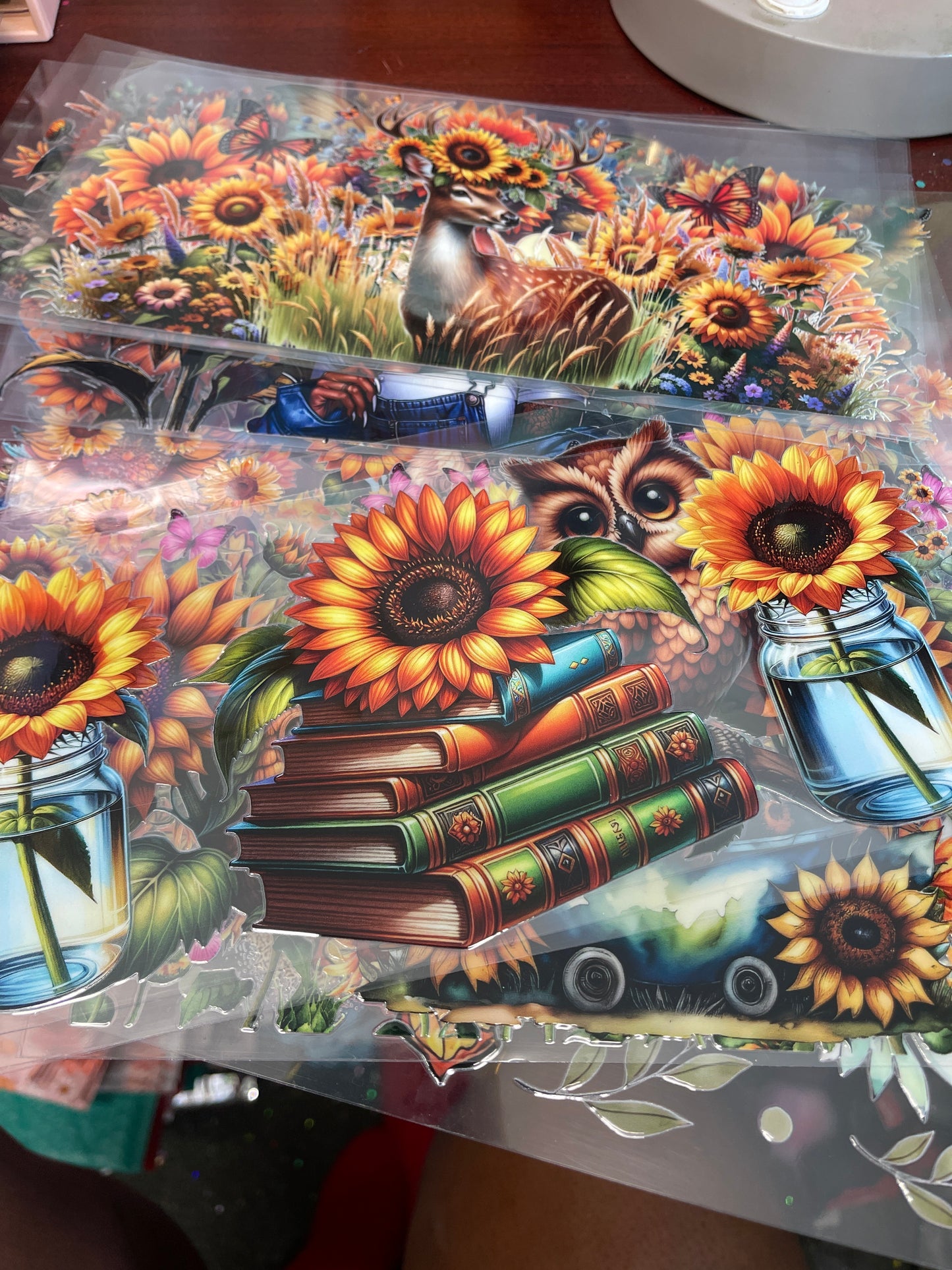 Sunflower 🌻 Mixes UV DTF cup wrap