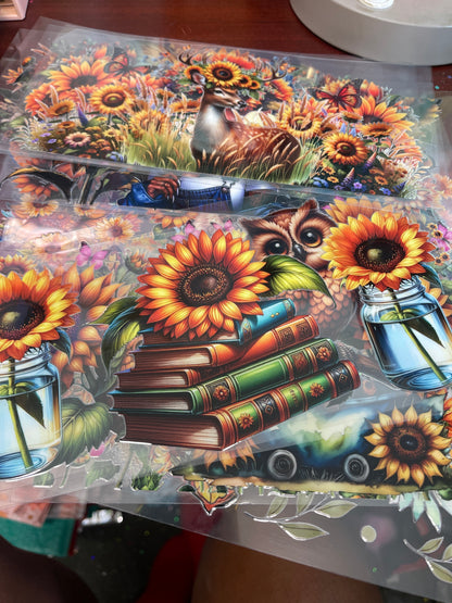 Sunflower 🌻 Mixes UV DTF cup wrap