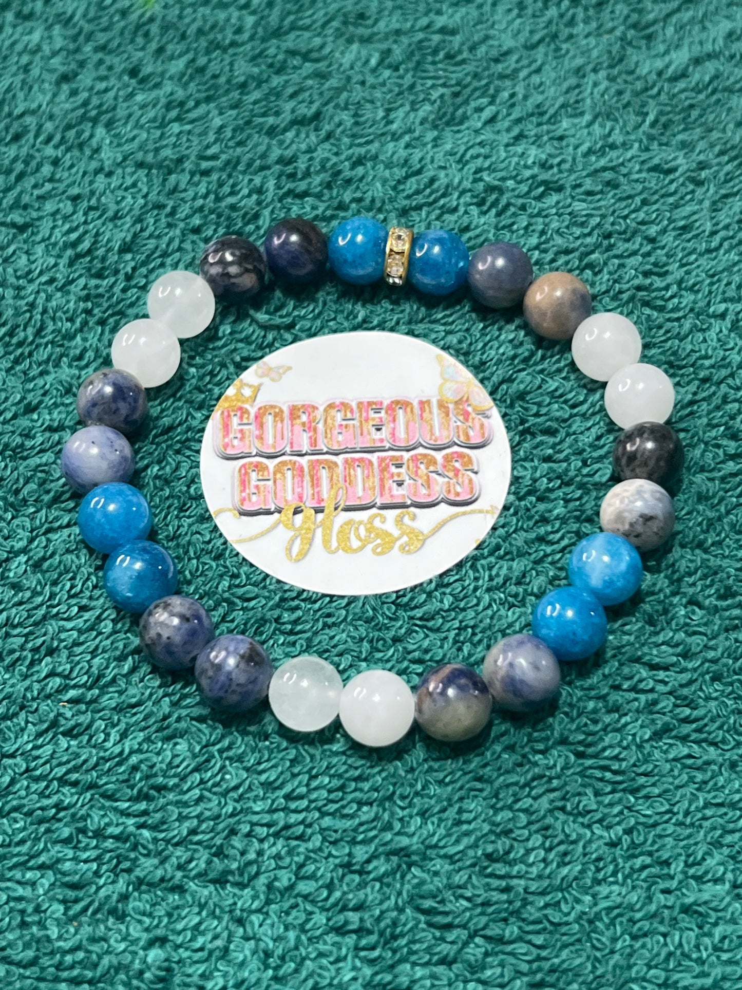 Water - Element of nature Crystal Beaded Bracelets 