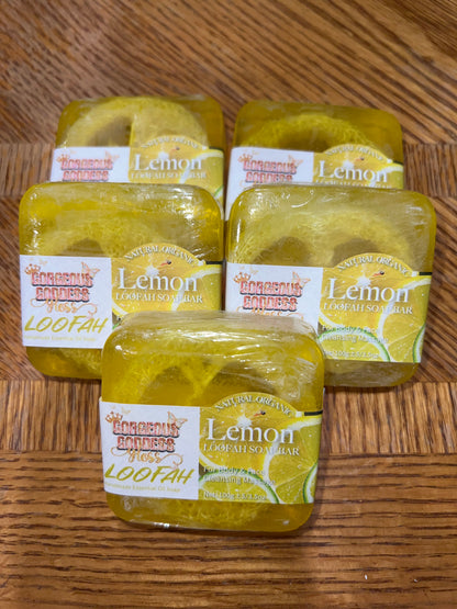 Handmade Loofah Essential Oil Soap