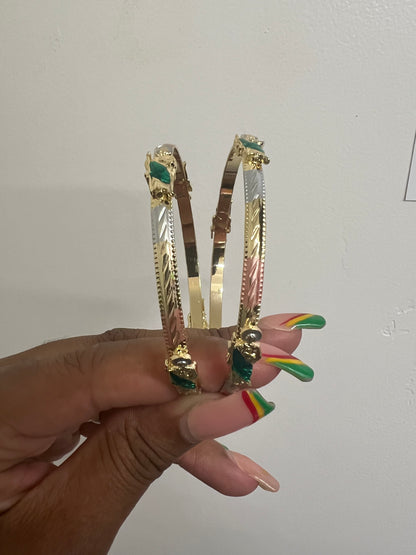 St Jude  Gold Filled bangles