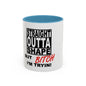 Funny Straight Outta Shape Coffee Mug - 11 & 15oz Accent Mug for Fitness Enthusiasts