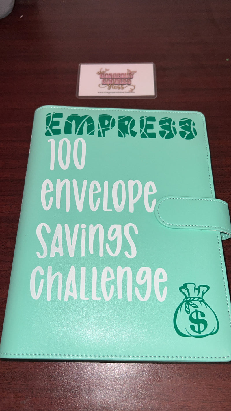 100 Envelope Saving Challenge ￼ Binder