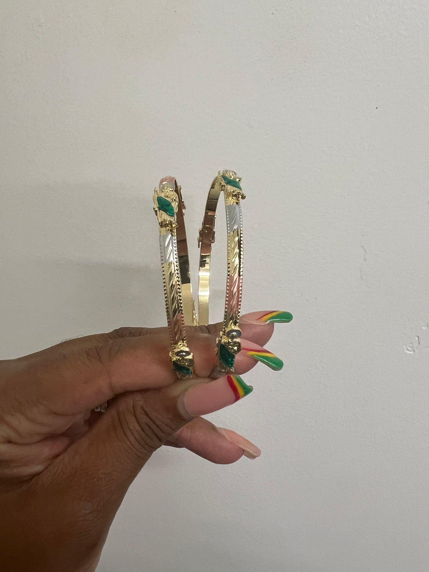 St Jude  Gold Filled bangles