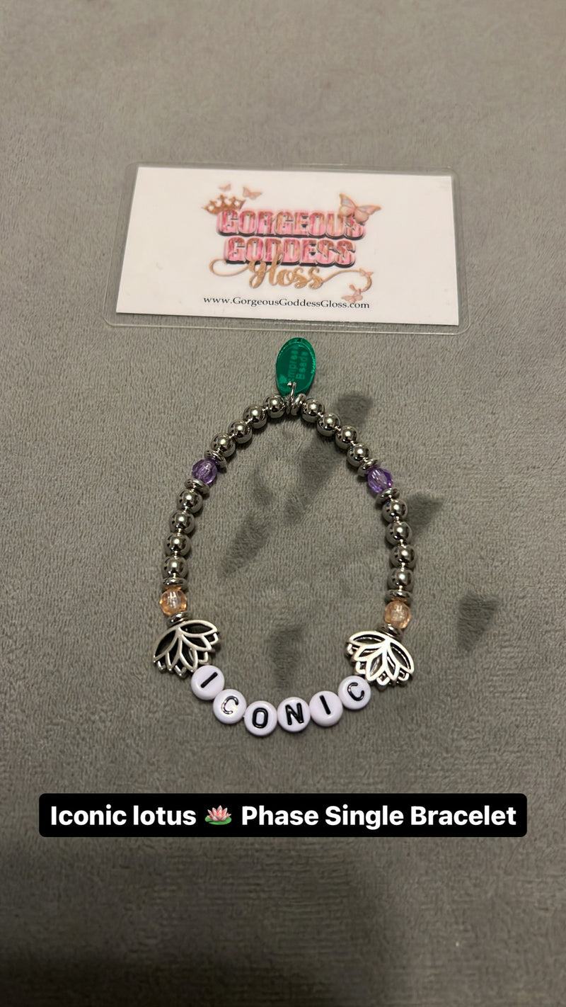 Lotus flower  ￼Phase Single Bracelet