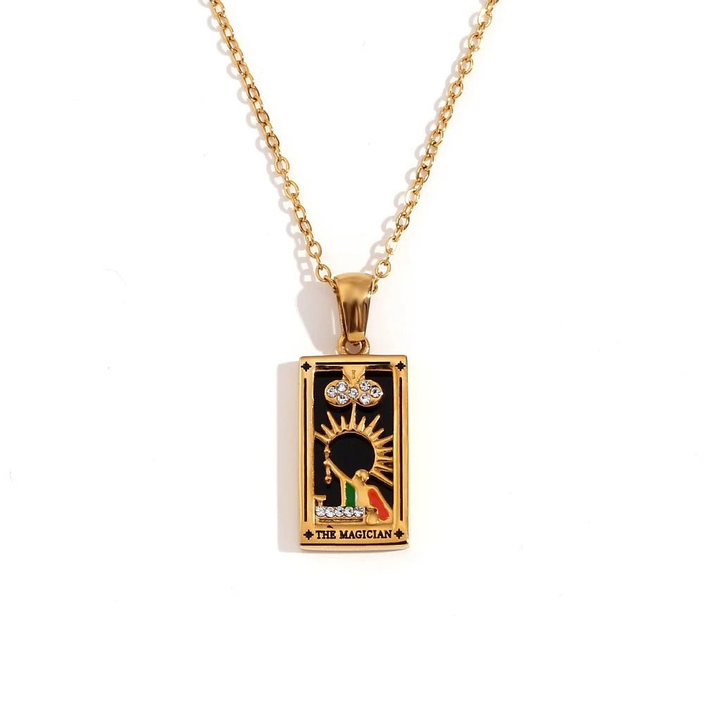 Tarot Card Necklace