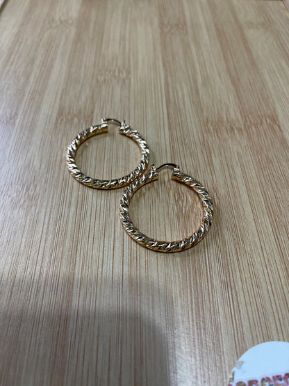 Twist Hoop Earrings