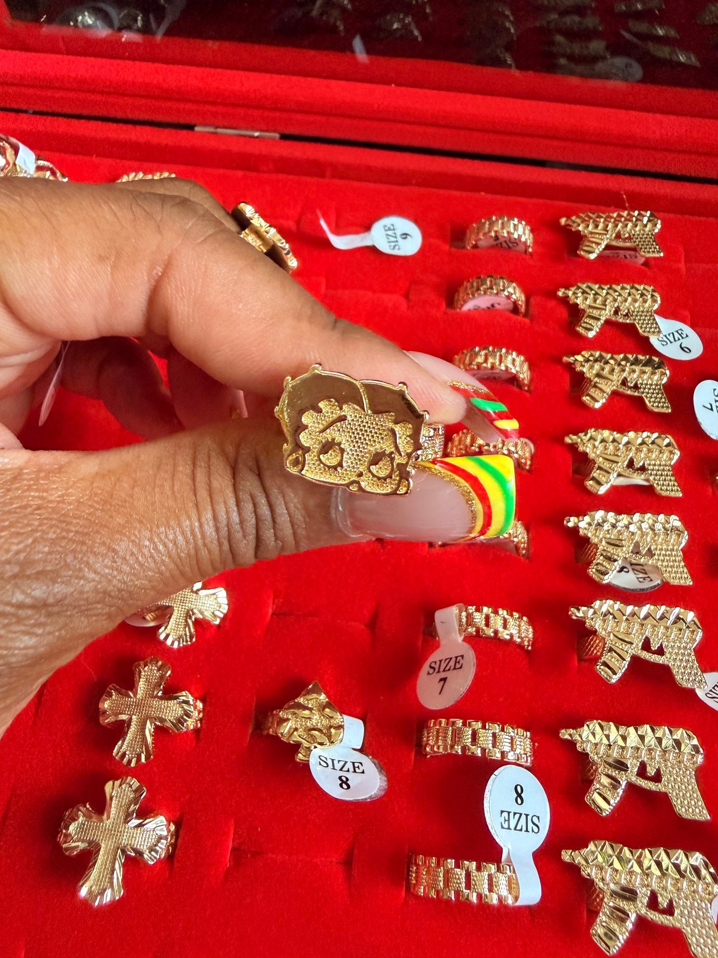 Betty B Face Ring