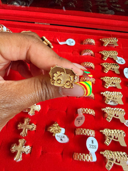 Betty B Face Ring