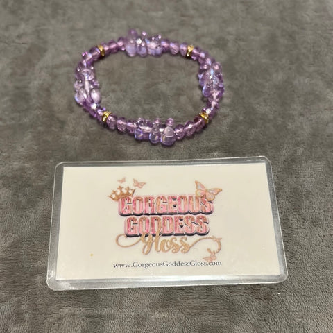 Purple Gummie Bear Bracelet