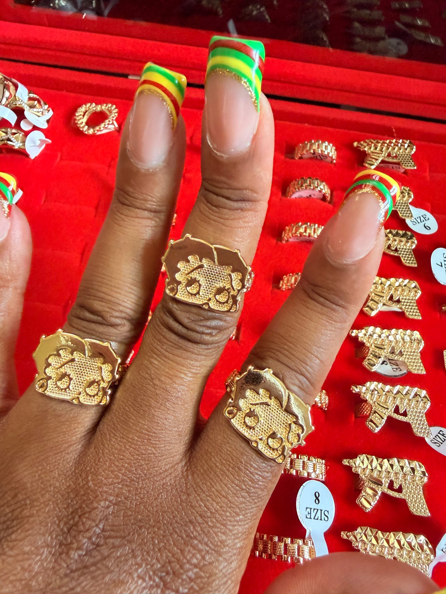 Betty B Face Ring