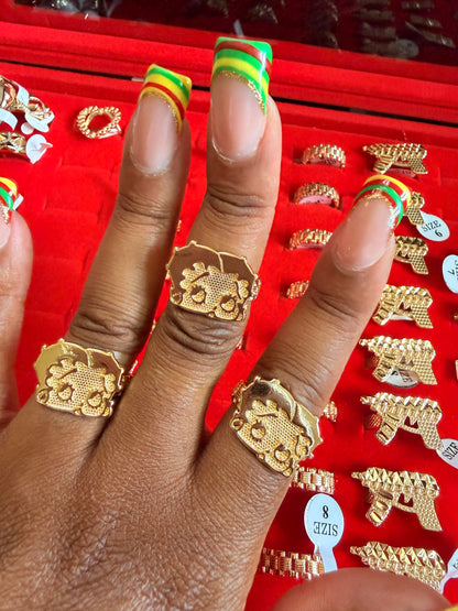 Betty B Face Ring