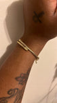 Mermaid lock Gold Twist bracelet