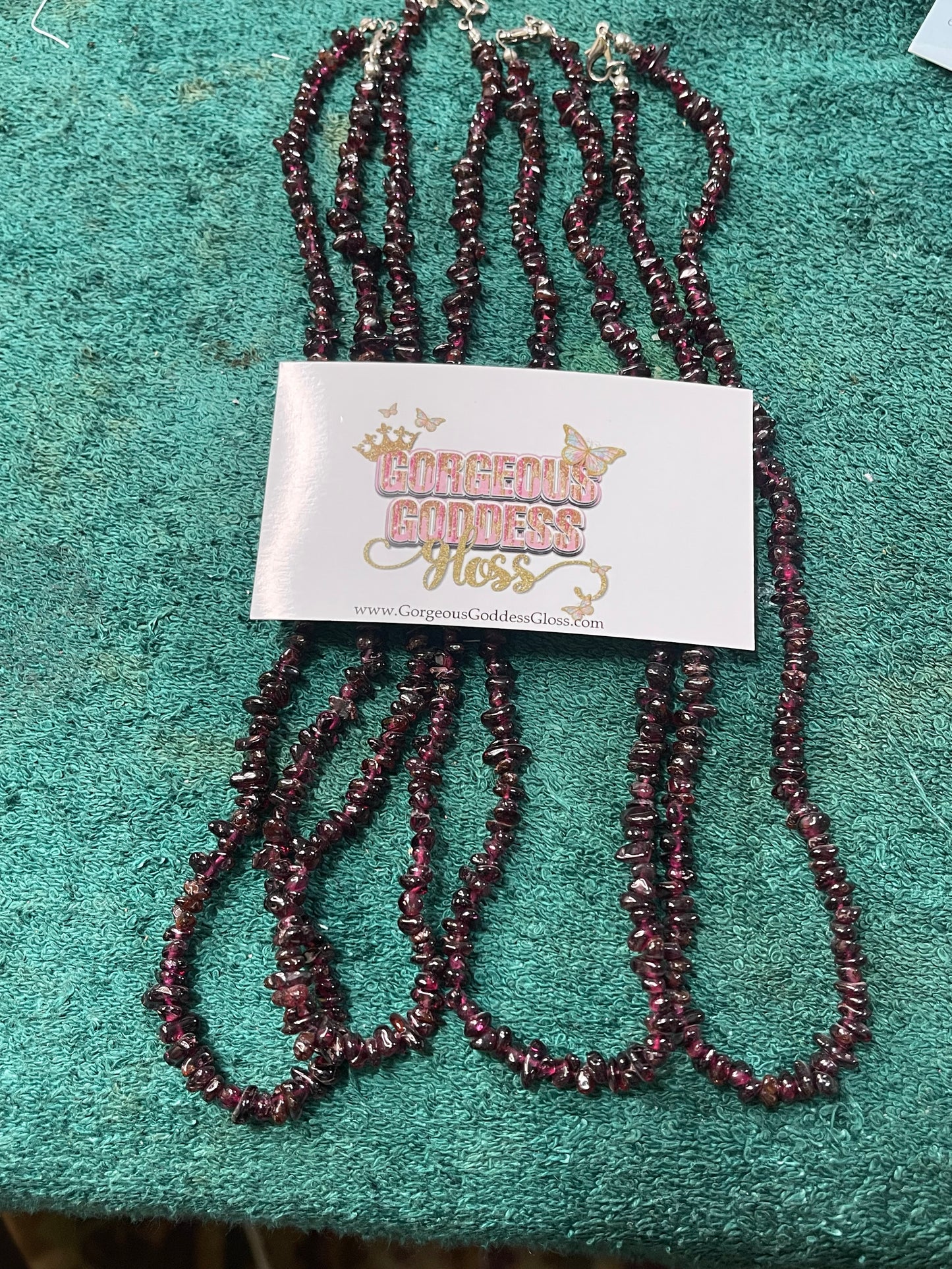 Garnet choker Necklace