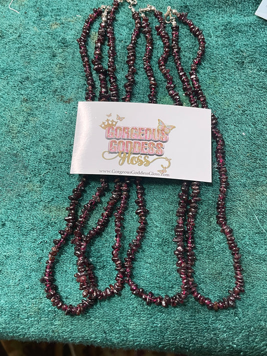 Garnet choker Necklace
