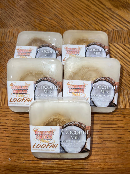 Handmade Loofah Essential Oil Soap