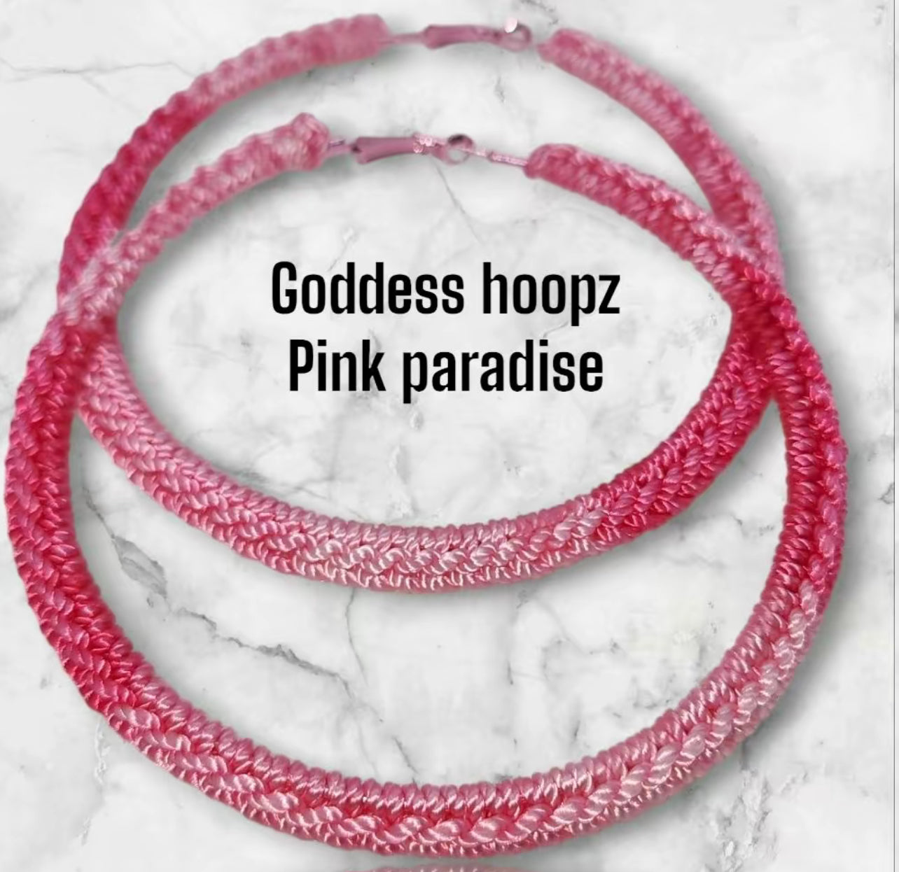 Pink Paradise Crochet Earrings