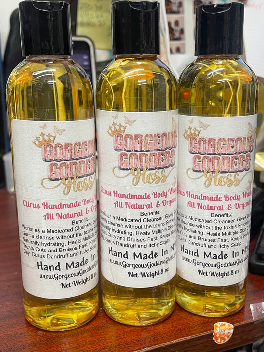 CITRUS Handmade Body Wash 100% All Natural  & Organic