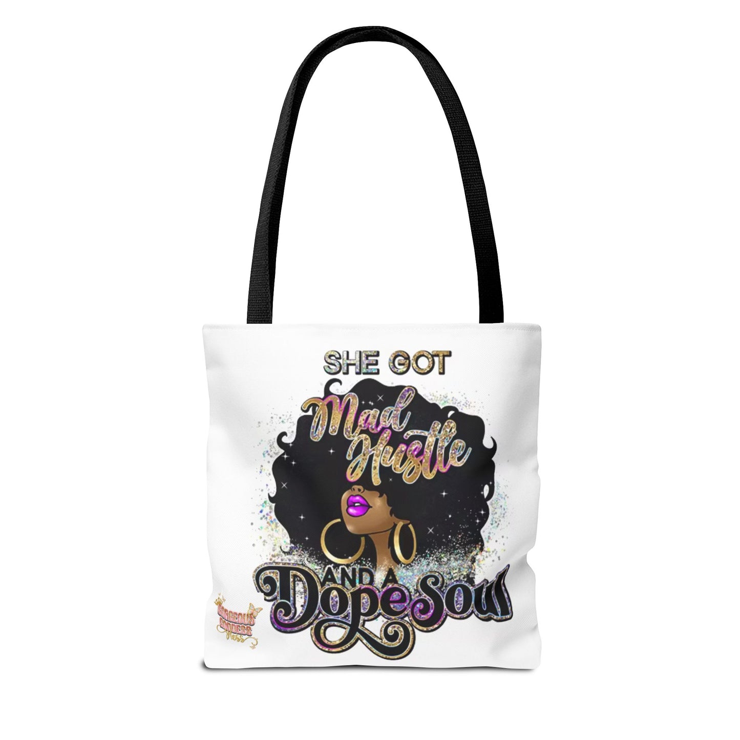 She has mad hustle   Tote Bag - Stylish Reusable Bag for Strong Women