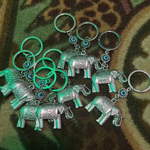 Tribal Elephant  Keychain