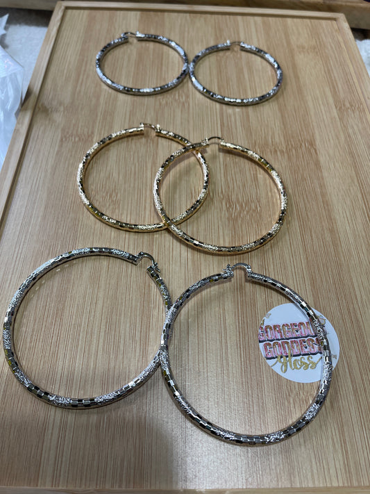 Disco Hoop Earring