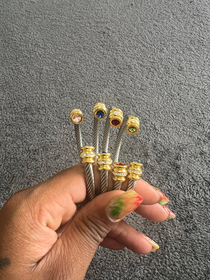 Zodiac Birthstone Cable Wire