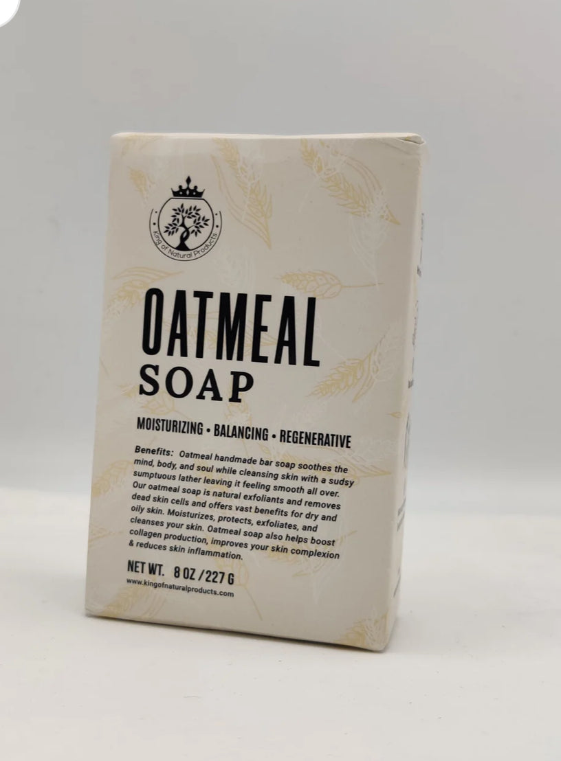 OATMEAL SOAP with Pouch 

BALANCING | MOISTURIZING | DETOXIFYING