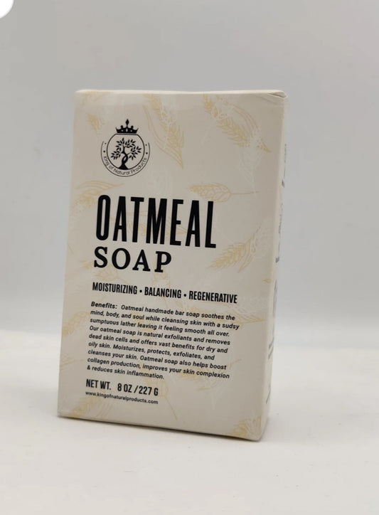 OATMEAL SOAP with Pouch 

BALANCING | MOISTURIZING | DETOXIFYING