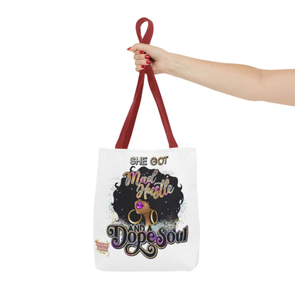 She has mad hustle   Tote Bag - Stylish Reusable Bag for Strong Women