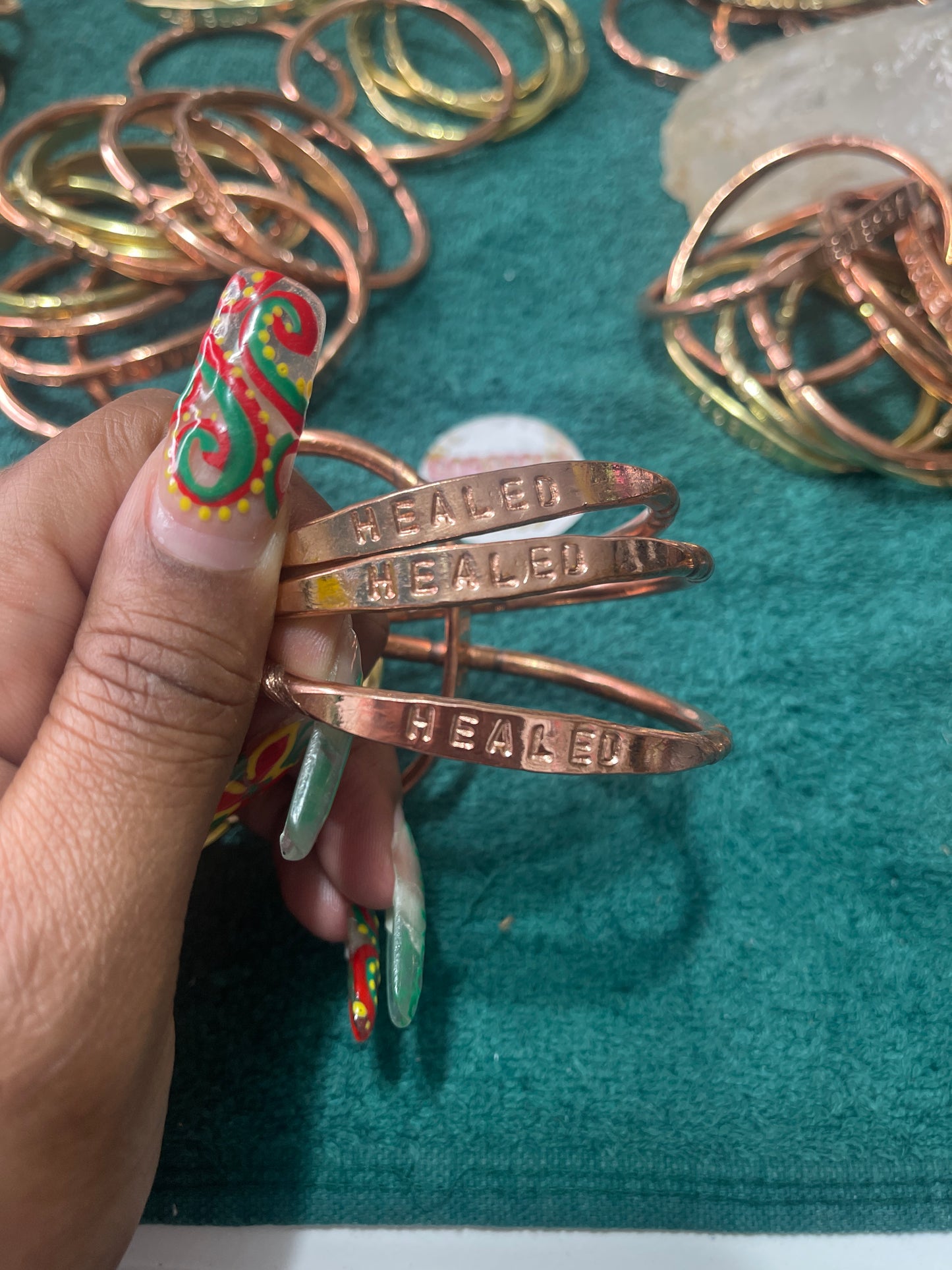 Healed Pure Copper  Bangle 1pc