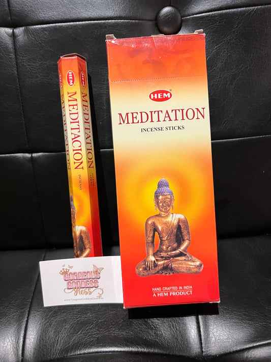 Meditation HEM  Wholesale Incense Sticks businesses only  10 box min