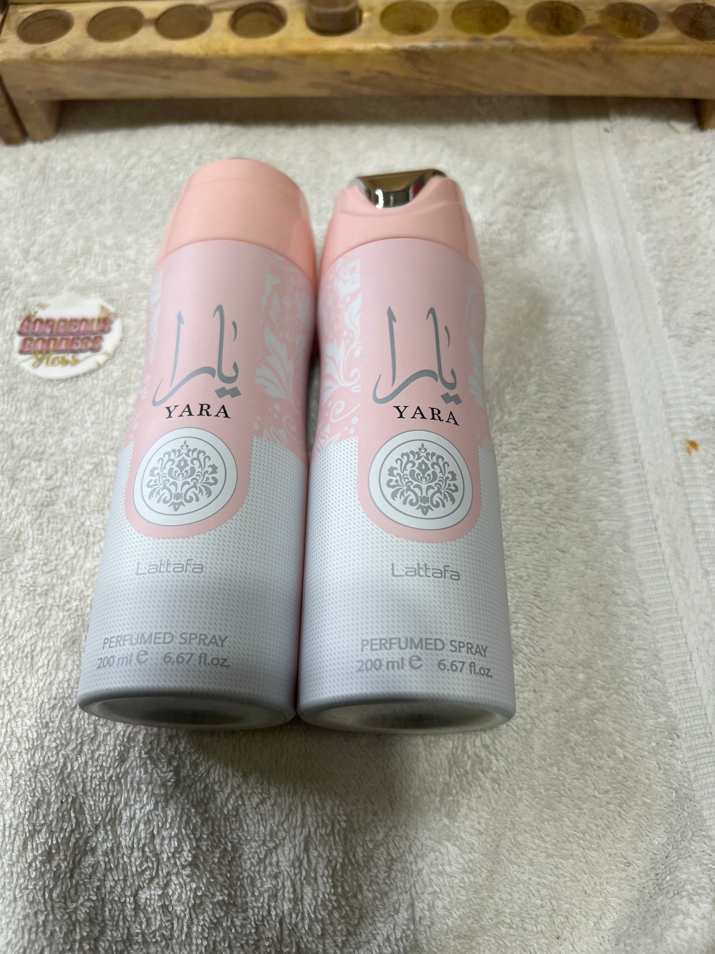 Yara Pink body perfume spray