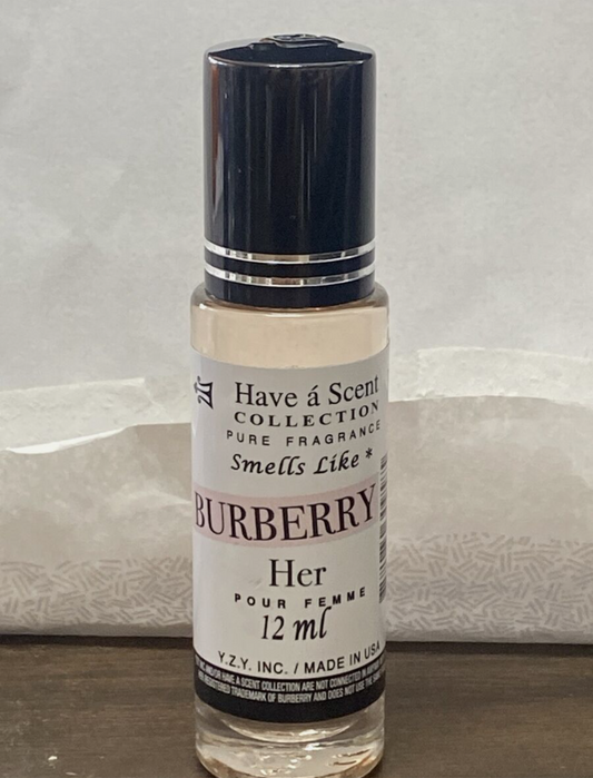 Have A Scent Collection Pure Fragrance Perfume Oil 12ml (INSPIRED SCENTS) Burberry Her