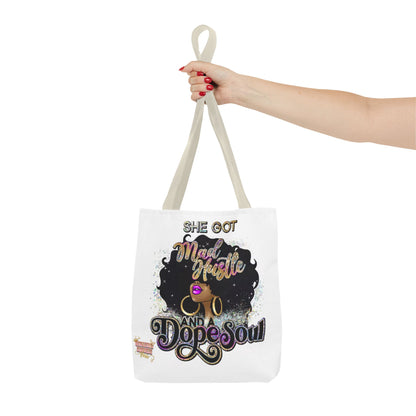 She has mad hustle   Tote Bag - Stylish Reusable Bag for Strong Women