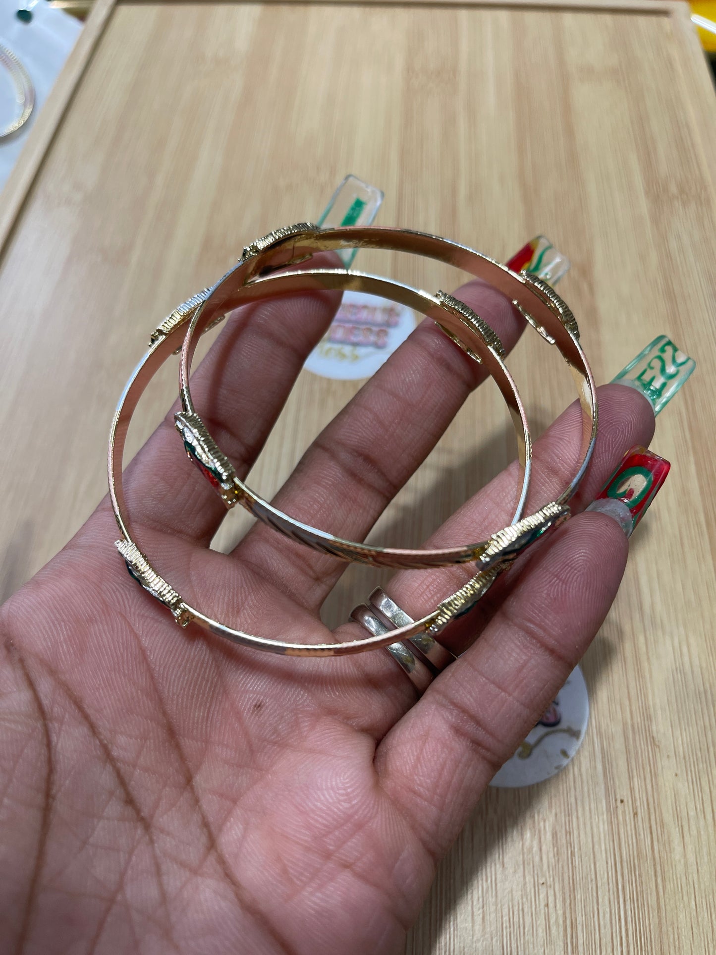 Virgin Mary TRI Color  bangle