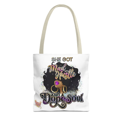 She has mad hustle   Tote Bag - Stylish Reusable Bag for Strong Women