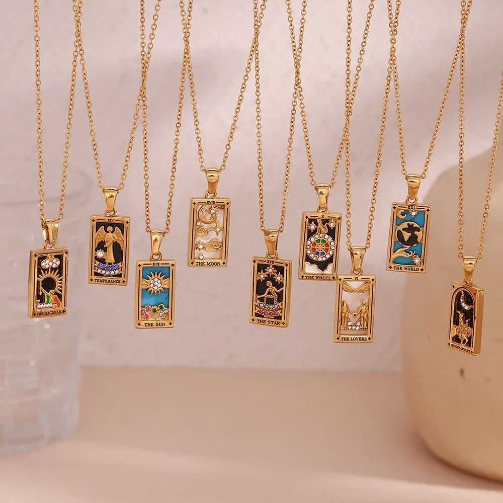 Tarot Card Necklace