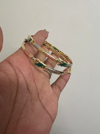 St Jude  Gold Filled bangles