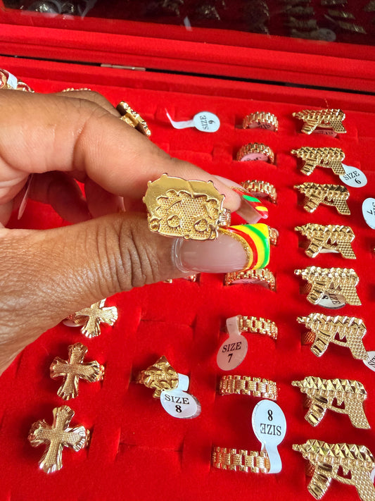 Betty B Face Ring