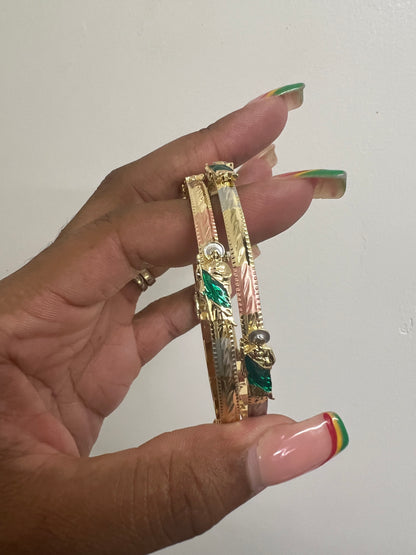 St Jude  Gold Filled bangles