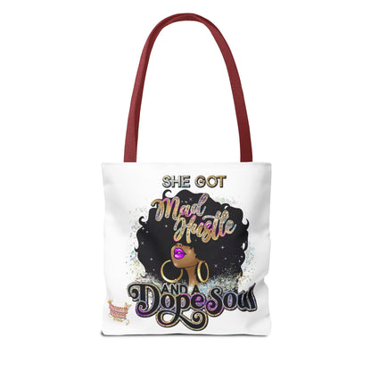 She has mad hustle   Tote Bag - Stylish Reusable Bag for Strong Women