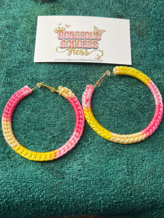 Starburst  Crochet Earrings